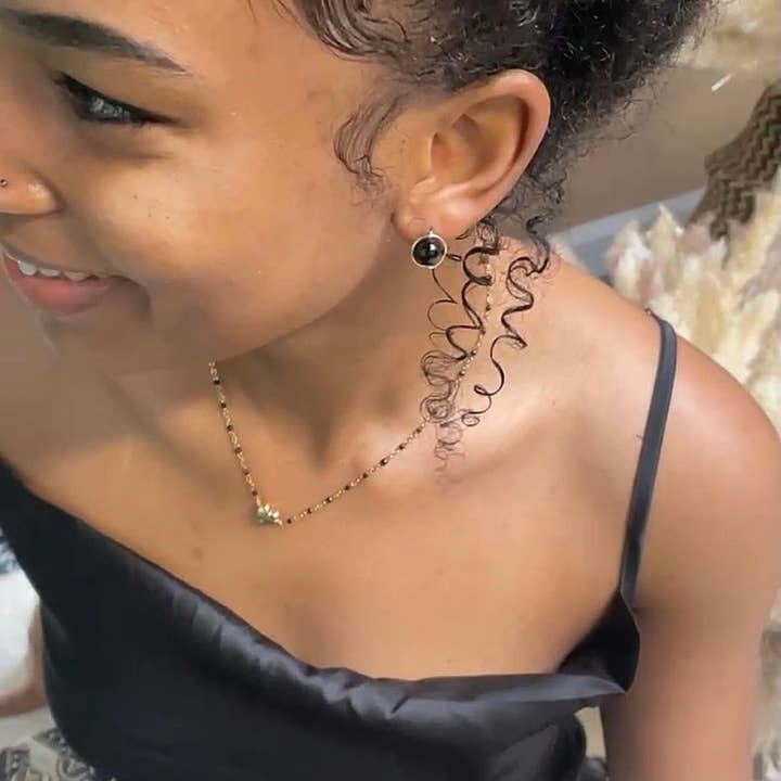 High Vibe Sentiments - Wholesale Stud/Post Earrings - Wire Wrapped Crystal Studs2