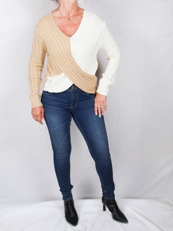 HAD2691-S - Pull croisé Sesame Combo A1666 pour la vente par K & C Clothing, Inc.