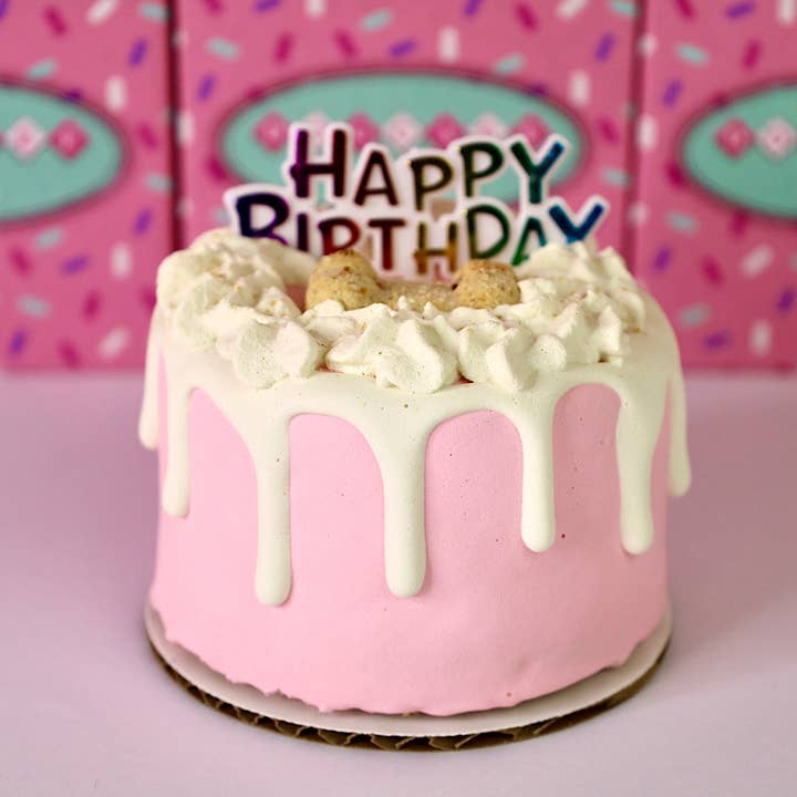 Dog Cake Bakery LLC - Vente Friandises – chien - Gâteau pour chien | Gâteau d'anniversaire pour chien | Anniversaire | Drip Cake | Rose
