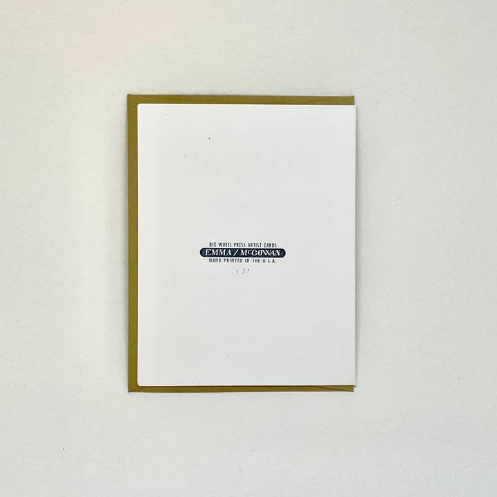 Big Wheel Press – wholesale Christmas card – Hygge Tree (foil)1