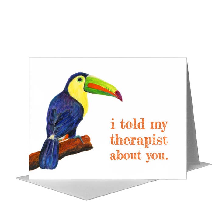 Toucan, Greeting Card (#8643G) for wholesale by Printed Canvas