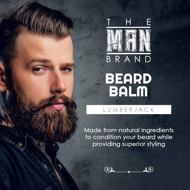 The Man Brand - Wholesale Beard Styling Product - Lumberjack Beard Balm5