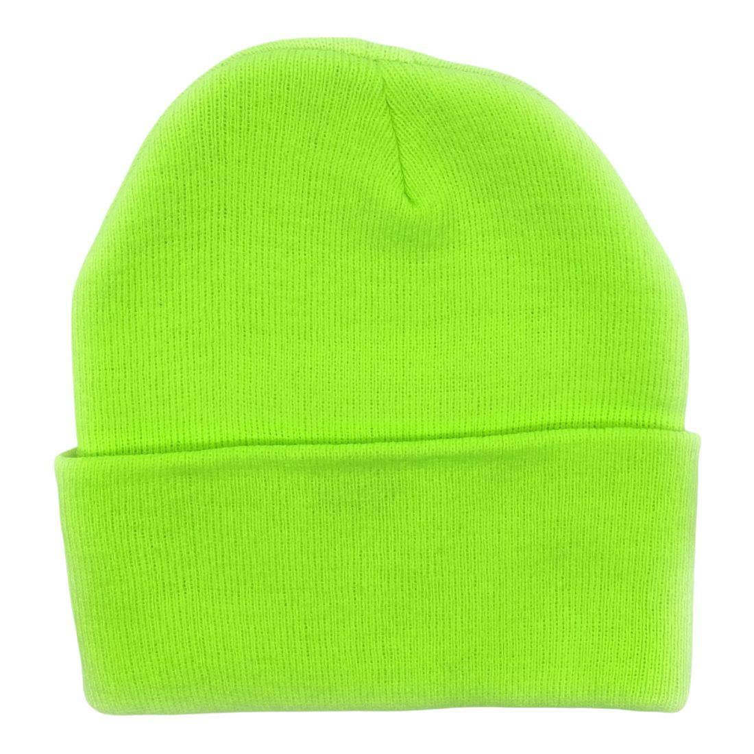 The Park Wholesale - Vente Bonnet – unisexe - Bonnets et bonnets de luge à revers en tricot doux, en vrac, multicolore, uni, blanc, vente en gros58