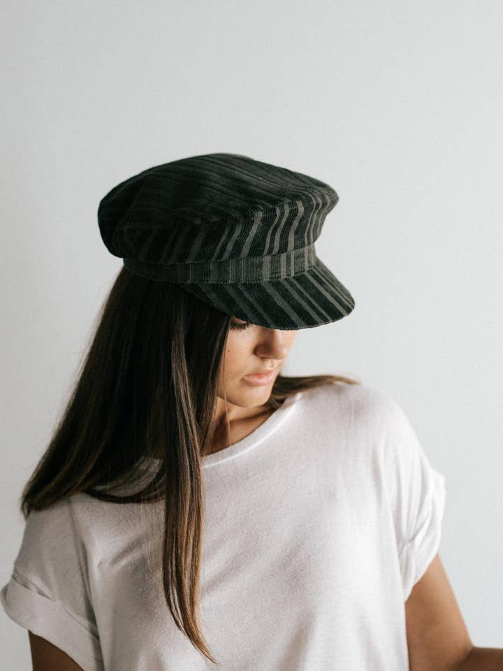 Charlotte Corduroy Cap for wholesale by Gigi Pip