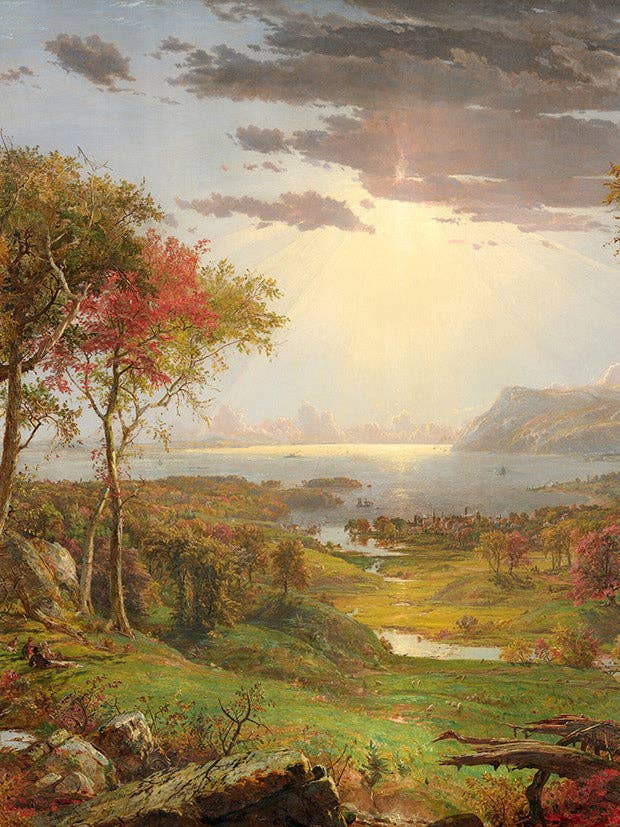 Automne - Sur le fleuve Hudson de Jasper Francis Cropsey pour la vente par Keep Calm Collection