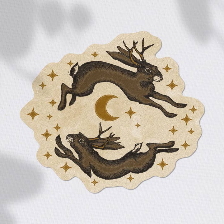 Cluster Funk Studio - Wholesale Sticker - Jackalope Sticker0