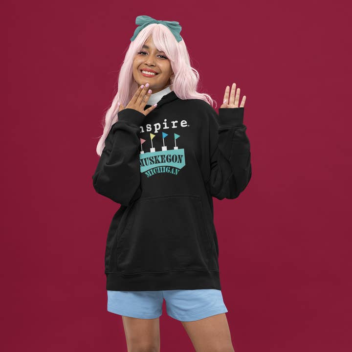 Inspire Muskegon Unisex-Hoodie für den Großhandel von inspire