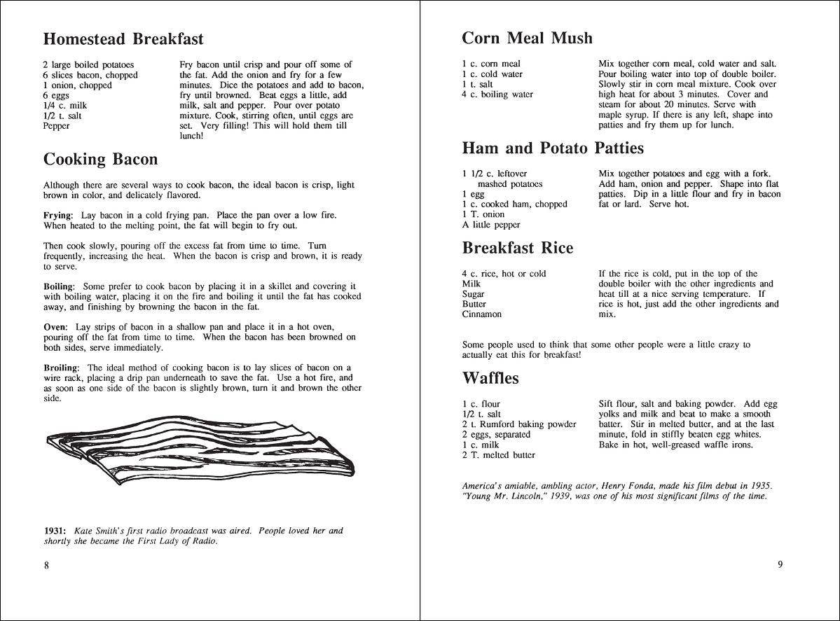 AdventureKEEN - Vente Cuisine et gastronomie - Recettes de l'ère de la dépression1
