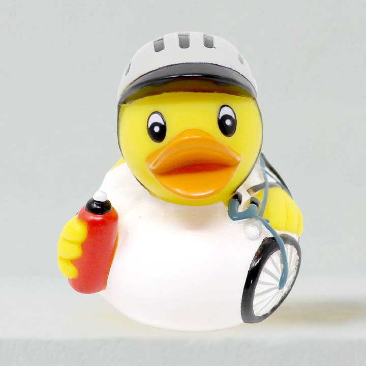 Close Up GmbH - Wholesale Bath Toy - Baby - Rubber duck cyclist0