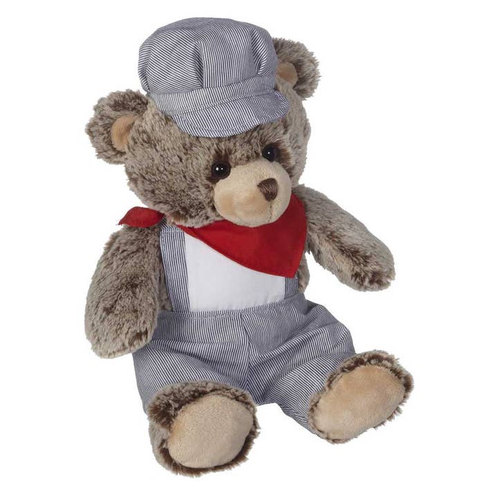 Parkdale Novelty Co Ltd. - Vente Peluche – enfant et bébé - Train Engineer Bear 11 pouces - 16101