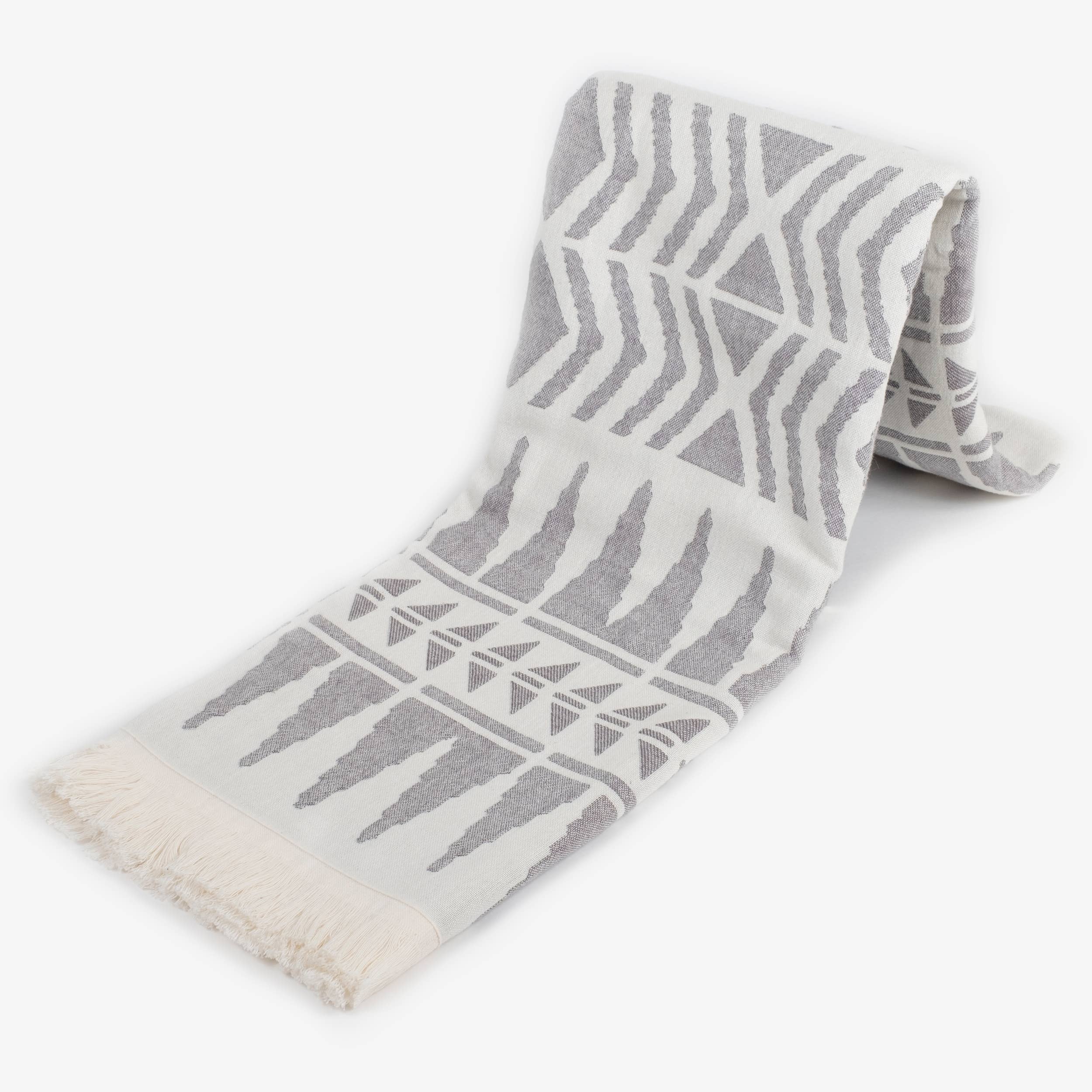 URBAN PERA LLC - Wholesale Beach Towel - Demeter Turkish Beach & Pool Towel | Grey | Urban Pera1