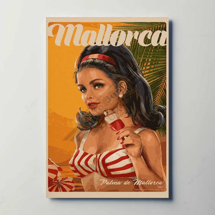 Palma de Mallorca Metalen Poster voor wholesale door Auto Junk UK Ltd