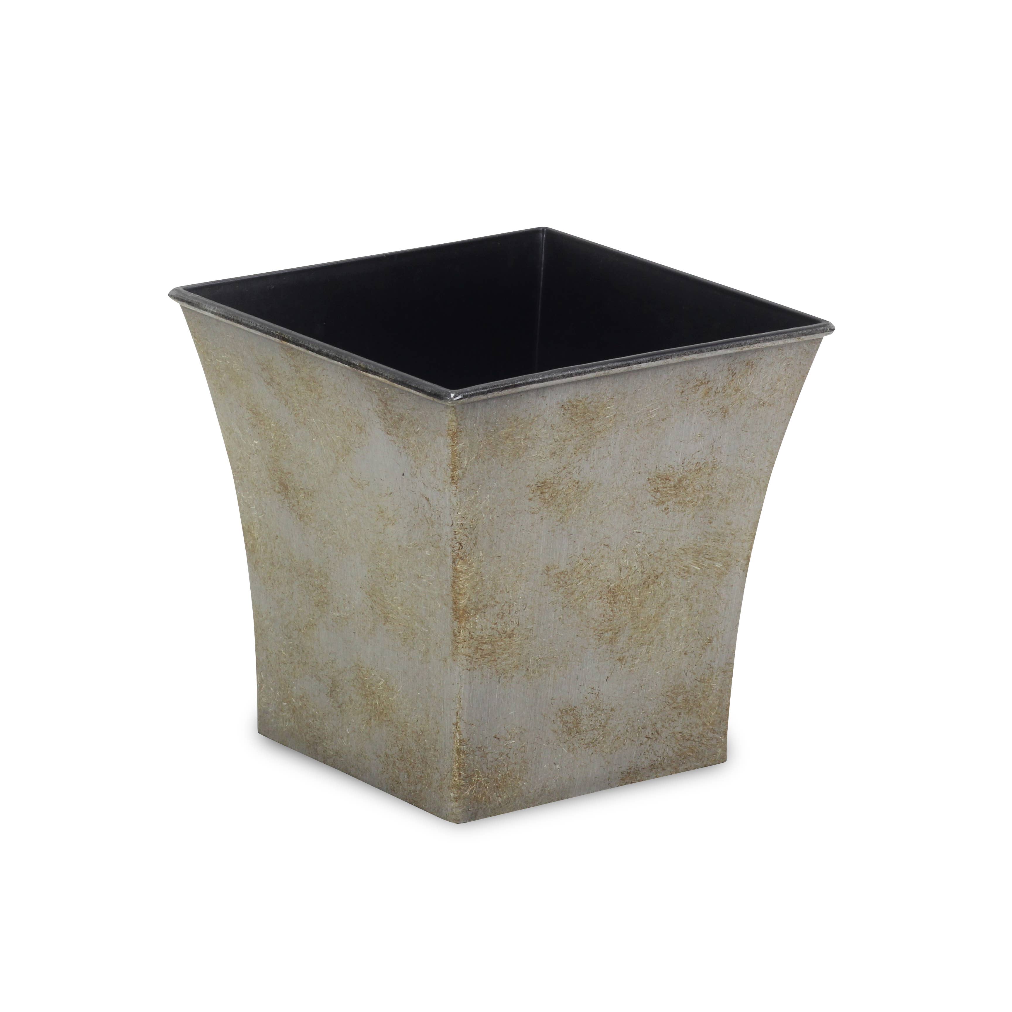 Cheungs Home Decor - Wholesale Plant Pot - 7.25 Inch Square Tapered Plastic Pot35