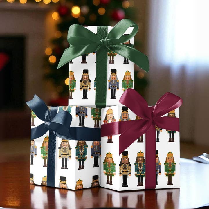 Nøddeknækker walisisk gobelinsoldat gavepapir for engroshandel hos Moose & Co