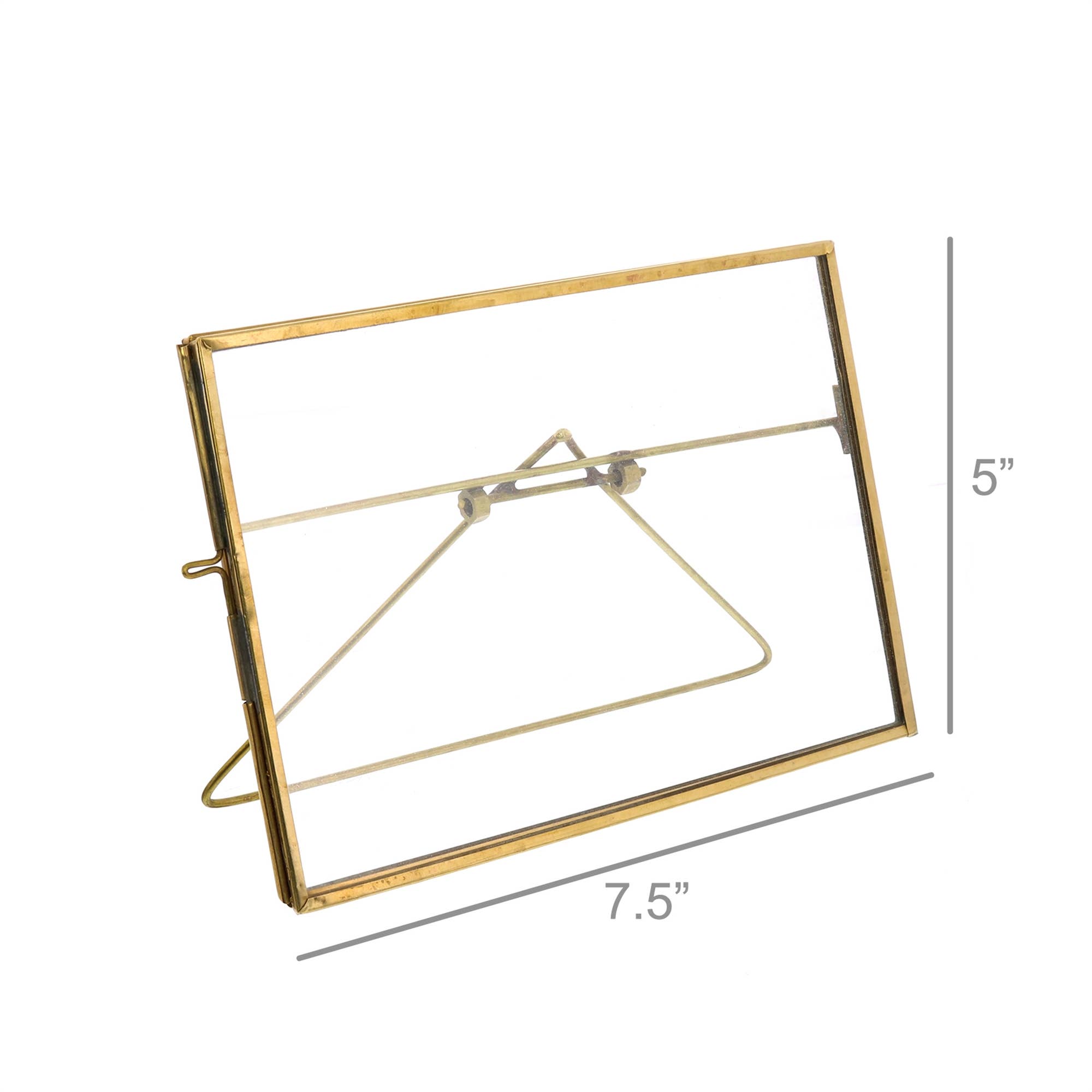 HomArt - Wholesale Easel - Monroe Easel Frame - Horizontal - Brass1