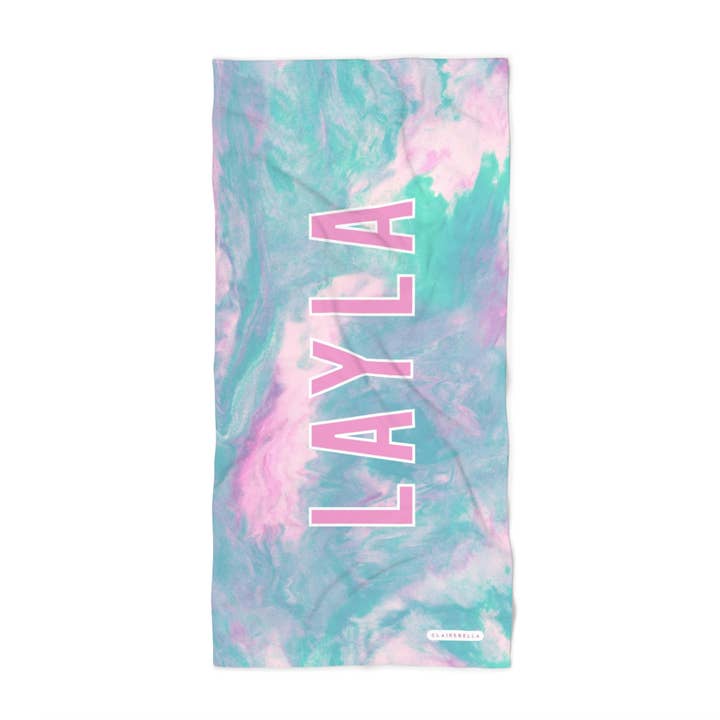 Clairebella Personalized Gifts & Pillows - Wholesale Beach towel - Marble Towel | Custom Beach Towels | Cotton Beach Towel1