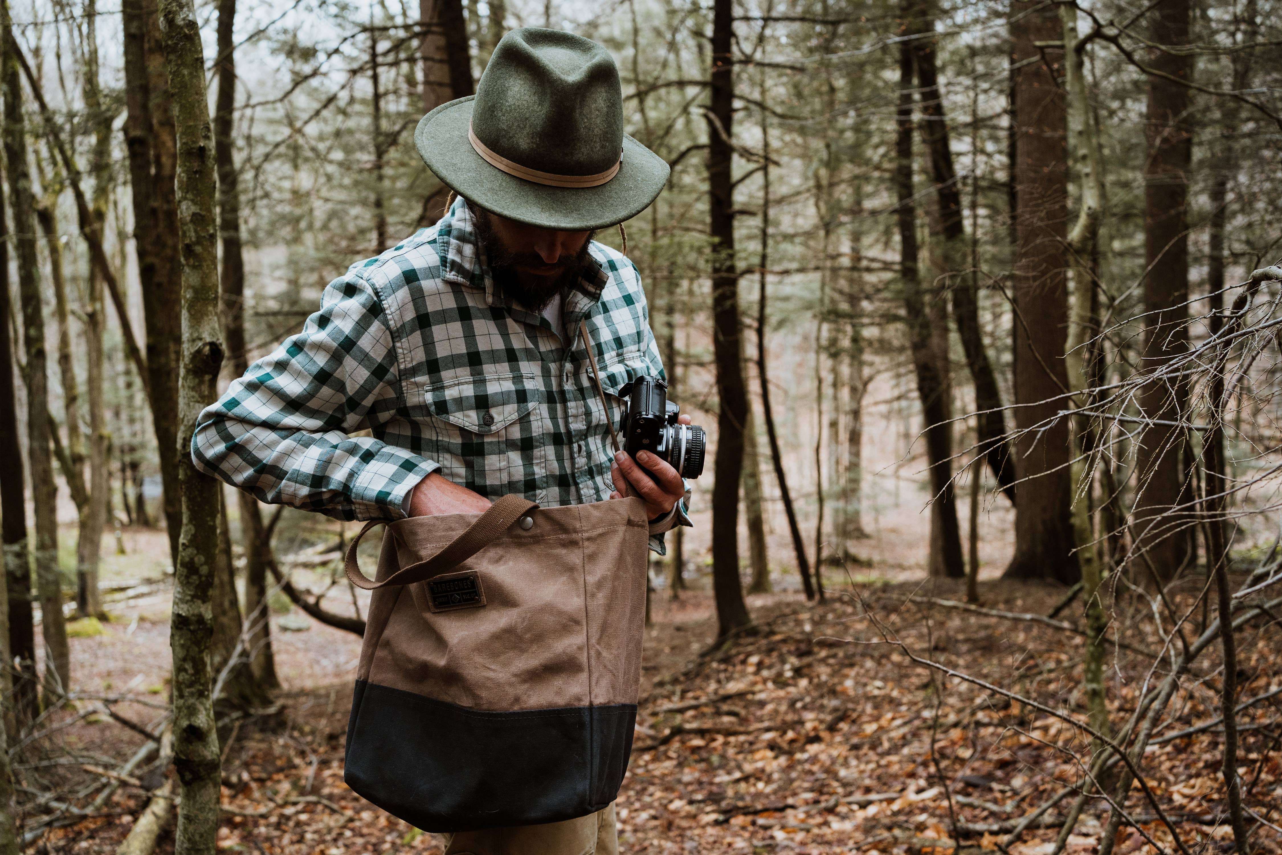 Barebones - Wholesale Tote Bag - Unisex - Neelum Market Tote Bag - Waxed Canvas Bag6