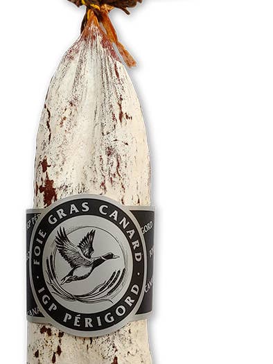 Gourmet sausage with IGP foie gras from Perigord - Font-Sans for wholesale by LuxFood-Shop