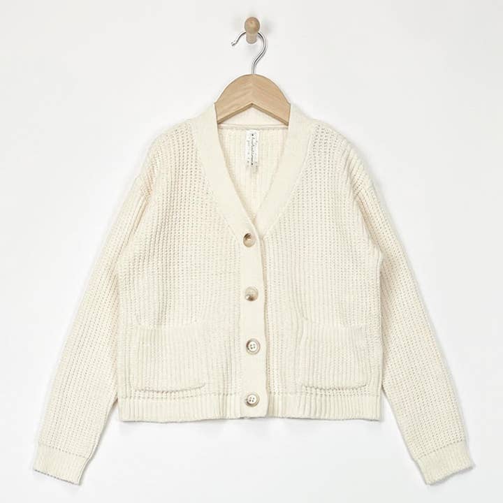 heart and arrow - Wholesale Cardigan - Kids - KIDS BUTTON DOWN CHENILLE CARDIGAN SWEATER TC1436 (2T-4T)
