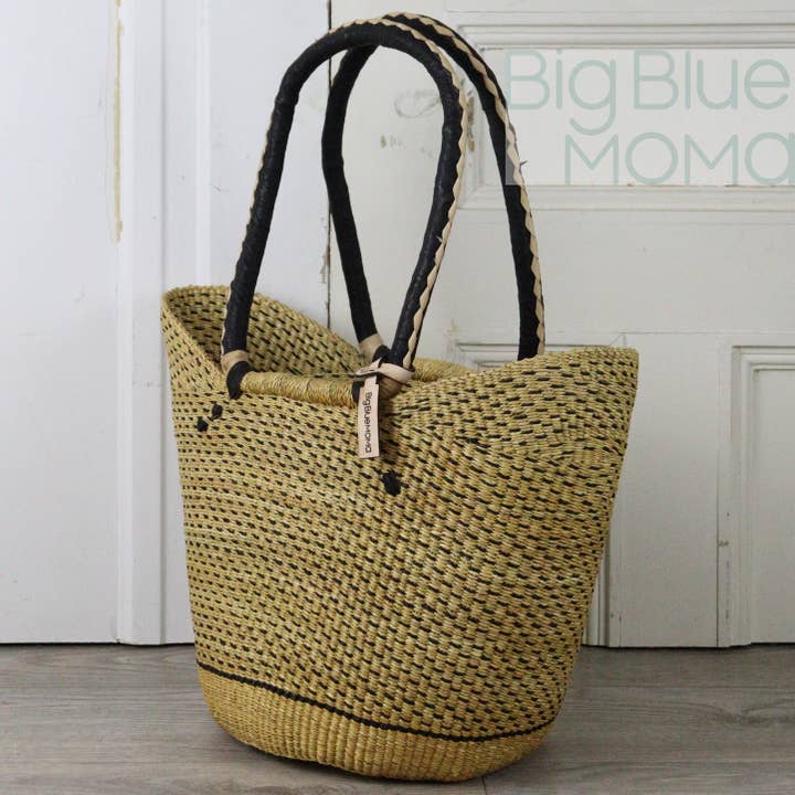 Big Blue Moma - Vente Sac de plage - Sac cabas à bandoulière - Palette naturelle4