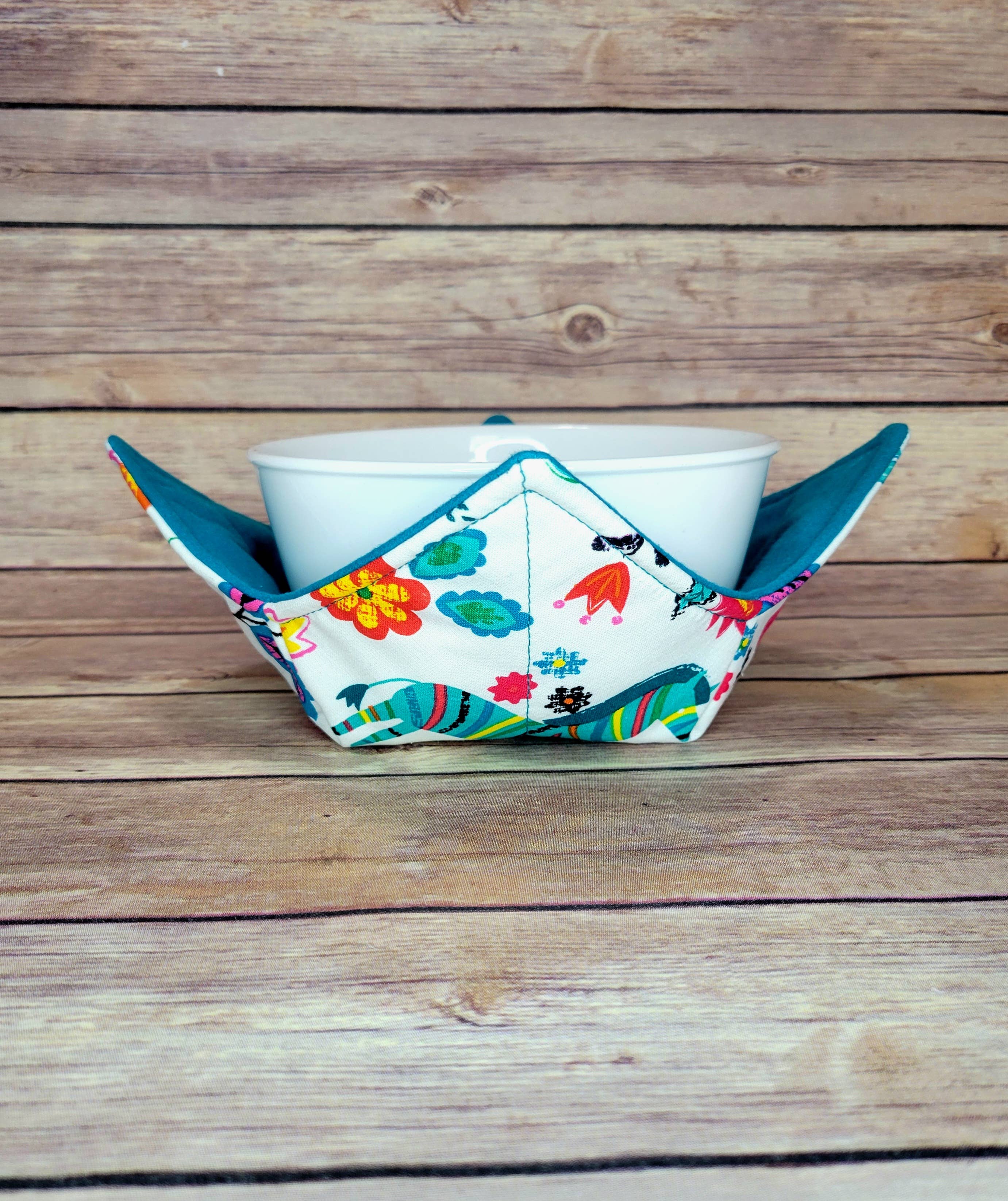 Burpie Bibs Boutique - Wholesale Oven Mitt/Pot Holder - Spring Bowl Cozy | Floral Hot Pad | Flower Flowers Bee Bees17