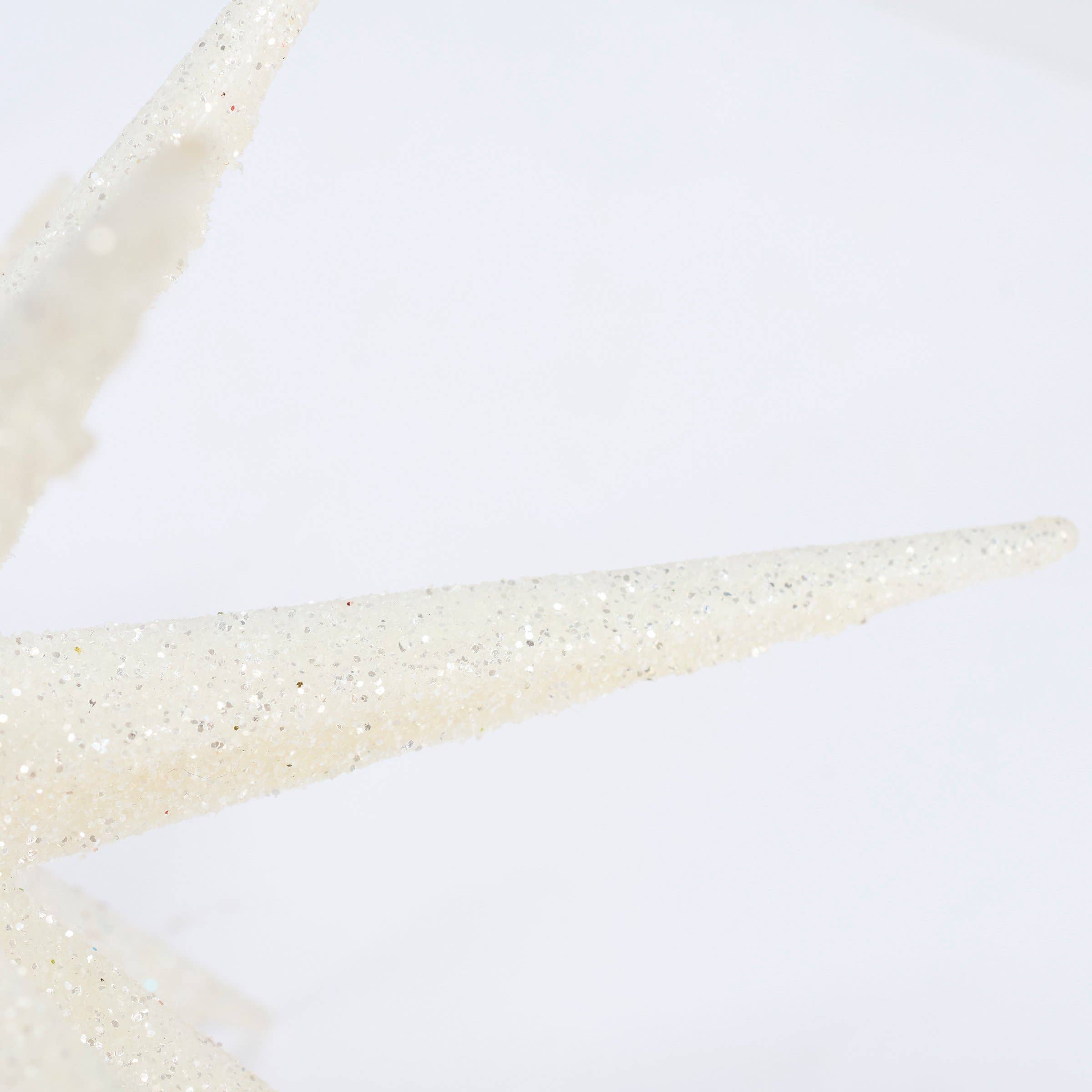 Primitives by Kathy - Wholesale Ornament - White Starburst Ornament Lg2