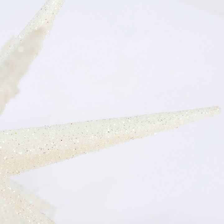 Primitives by Kathy - Wholesale Ornament - White Starburst Ornament Lg2