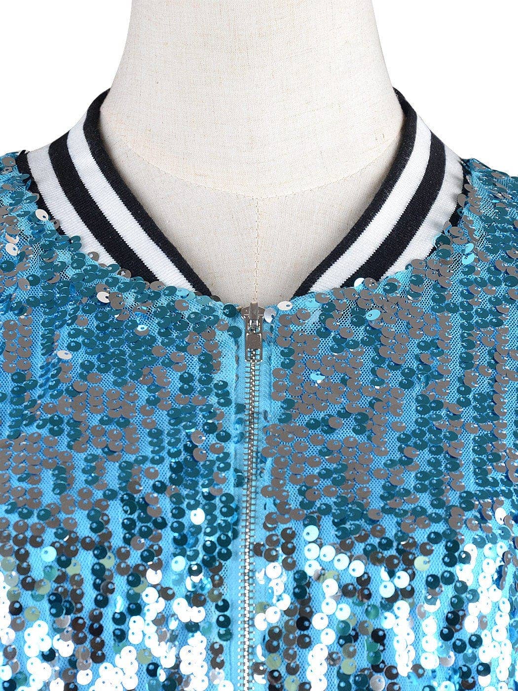 Anna Kaci Wholesale - Vente Bombers – femme - Blouson aviateur zippé à sequins28