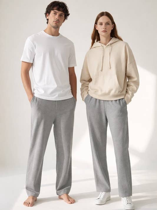 Lige Sweatpants - Stengrå for engroshandel hos Breddys