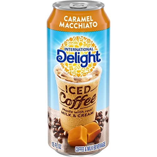 Shop The King - Wholesale Iced Coffee/Cold Brew - International Delight Iced Coffee, Caramel Macchiato, 15 Fl Oz, Pack of 12