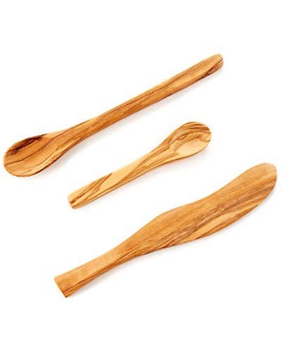 Bella Cucina – Großhandel Kochlöffel – Olivewood Marmeladenlöffel - 17,8 cm1