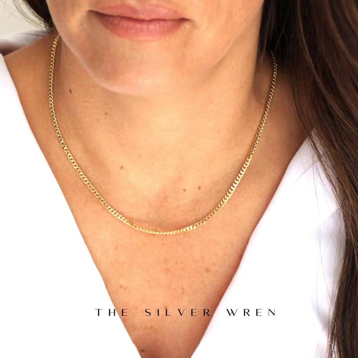 Monet Gold Curb Chain for wholesale by The Silver Wren