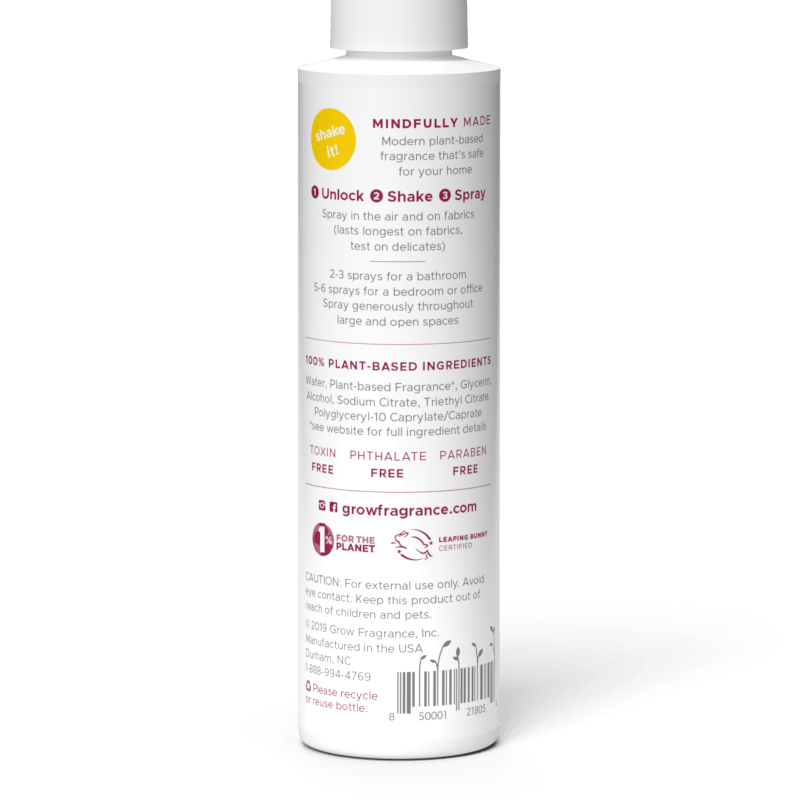 Grow Fragrance - Wholesale Air Freshener - Black Currant Rose Air + Fabric Spray6