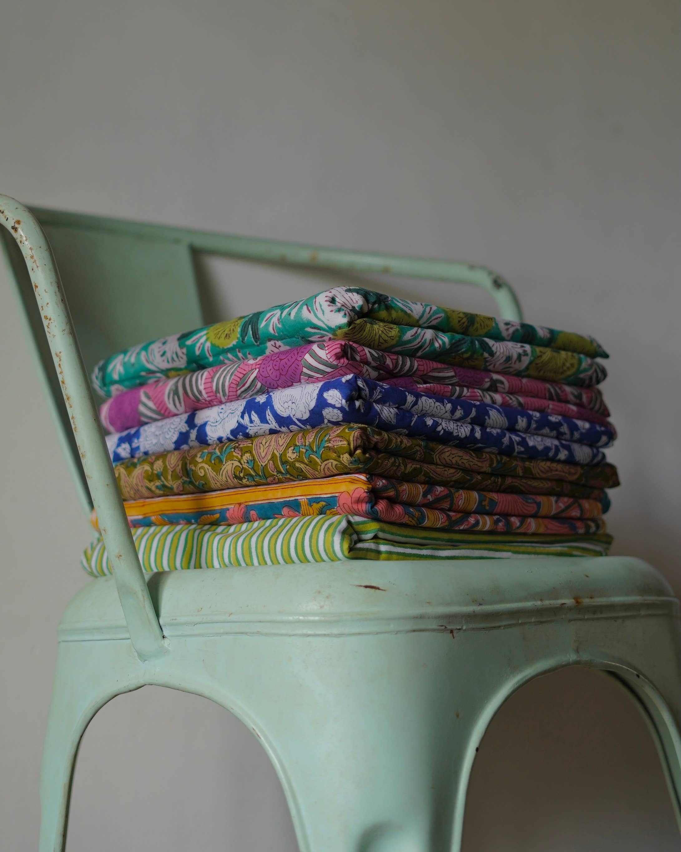 Annahmol - Wholesale Quilt - Kids & Baby - Wood Block Print Reversible Cotton Baby Blanket7