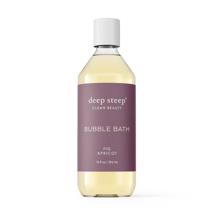 Bubble Bath - Fig Apricot 10oz for wholesale by Deep Steep Clean Beauty