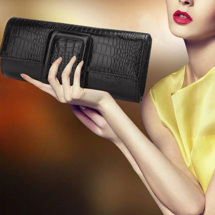 Black 2024 NEW STYLE COMMUTER CLUTCH BAG_CWAB2618 for wholesale on Faire2