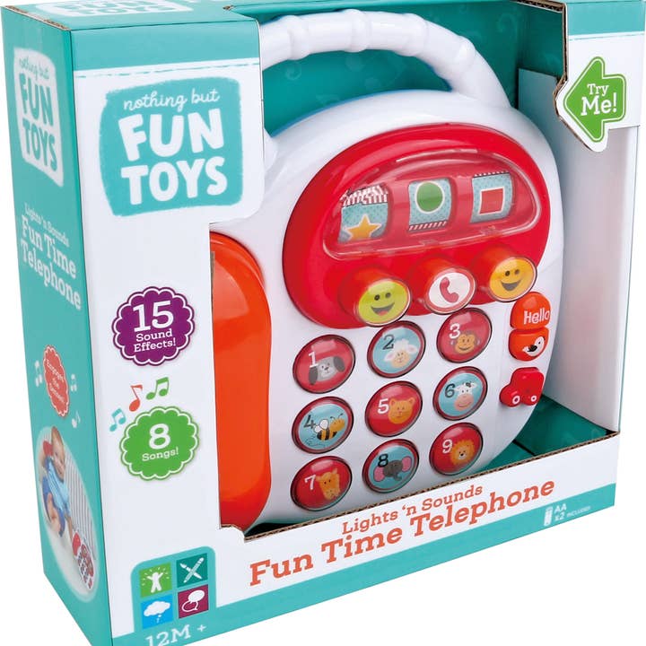 Hauck Toys - Wholesale Electronic Toy - Kids & Baby - Nothing But Fun Toys - Lights and Sounds Fun Time Telephone