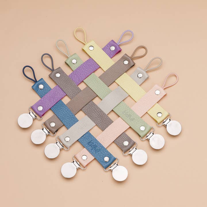 Attache-sucette Kidful en cuir organique Os pour la vente par Mamakido Dis Tic AS