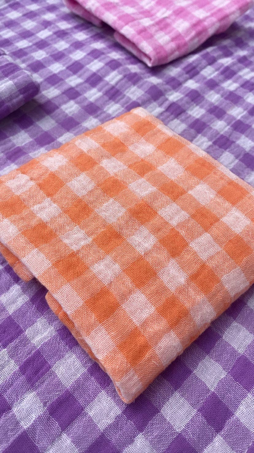 CHARMY – Engroshandel Middags- og stofserviet – Sæt med 6 cocktailservietter i stof, model Petite Sunset, fremstillet i Frankrig2