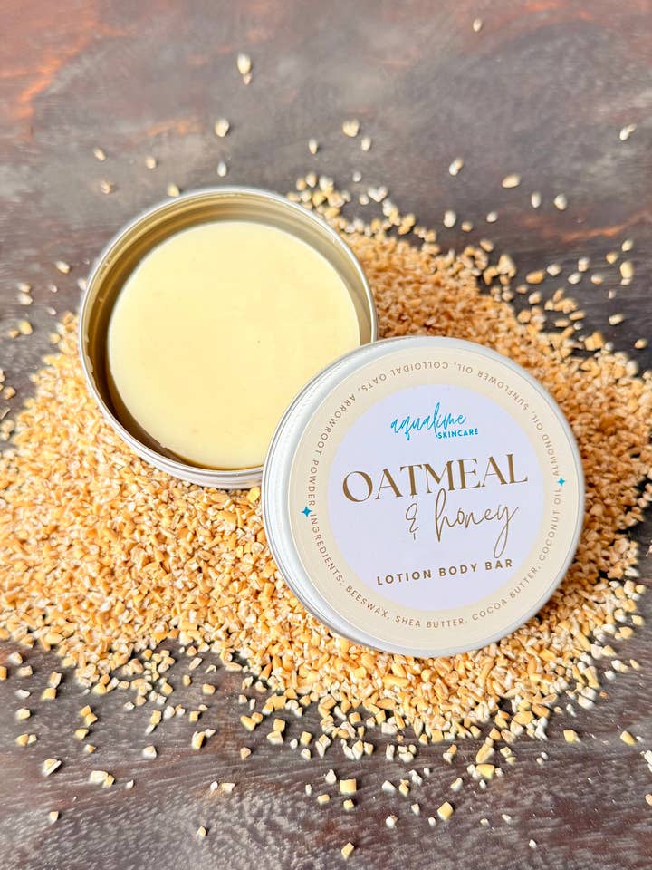 Oatmeal Milk & Honey Lotion Butter Bar for wholesale by Aqualime