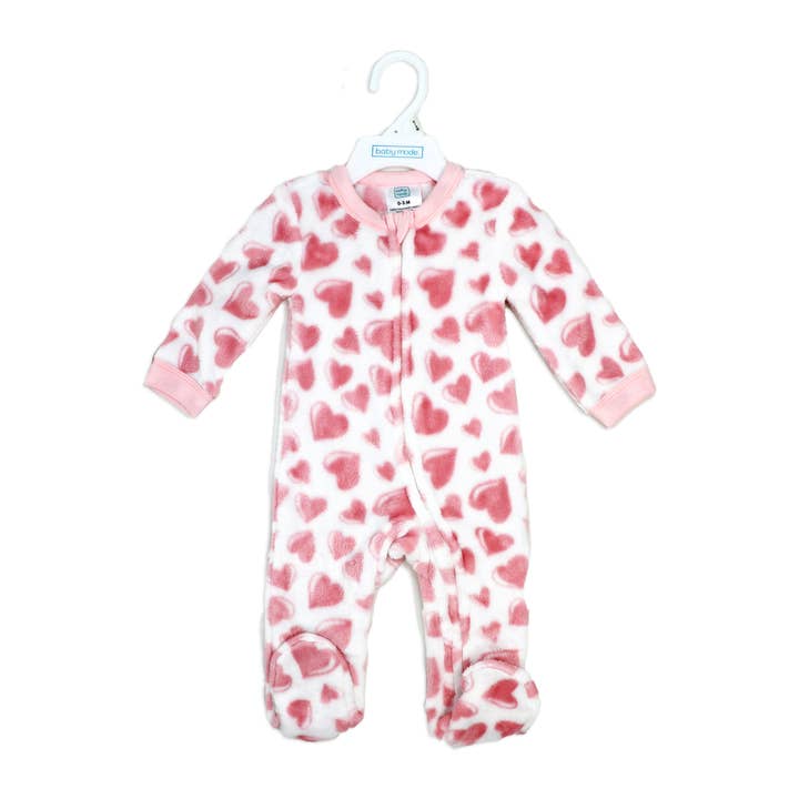 Felpa in pile con stampa a forma di cuore per bambine per la vendita all'ingrosso da parte di Rose Textiles