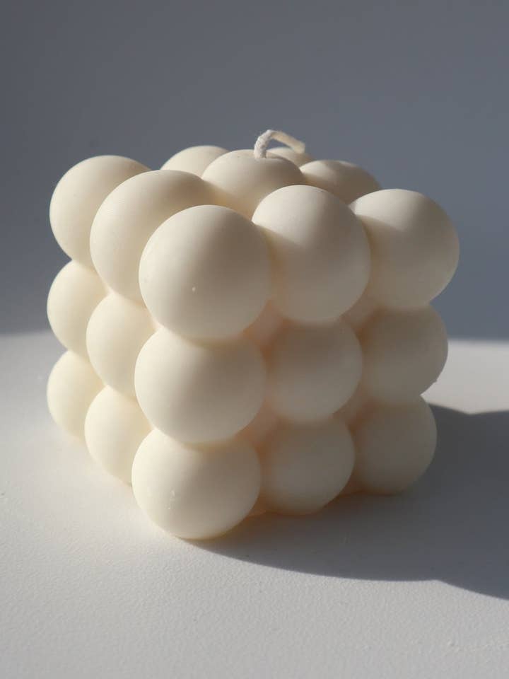 Bubble Candle | Soy Wax Decorative Candle | Mother's day for wholesale by AARAM LUX