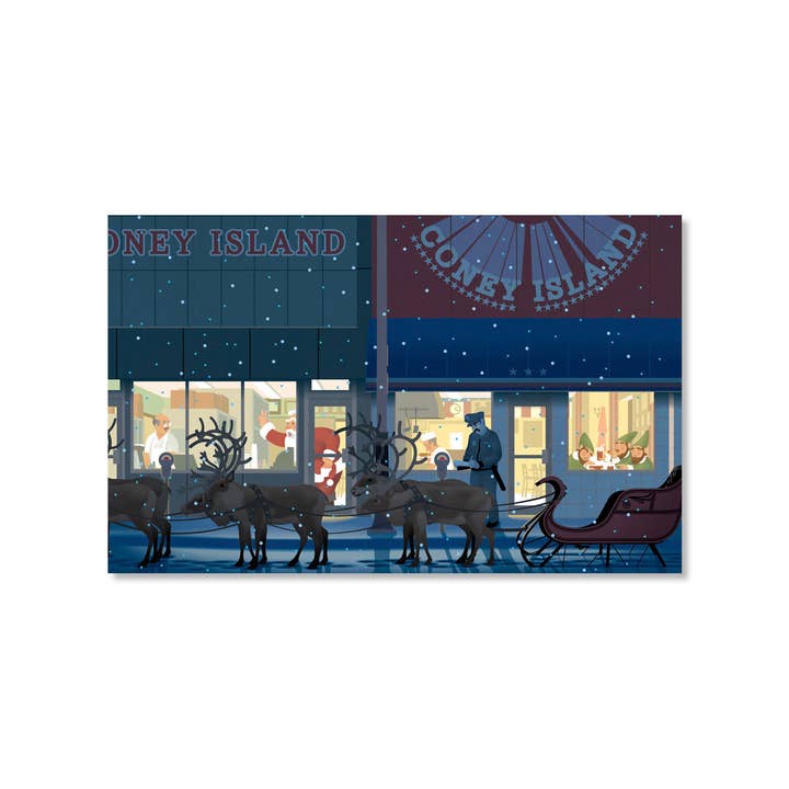 Detroit Coney Island Christmas Cards for wholesale by Peninsulas