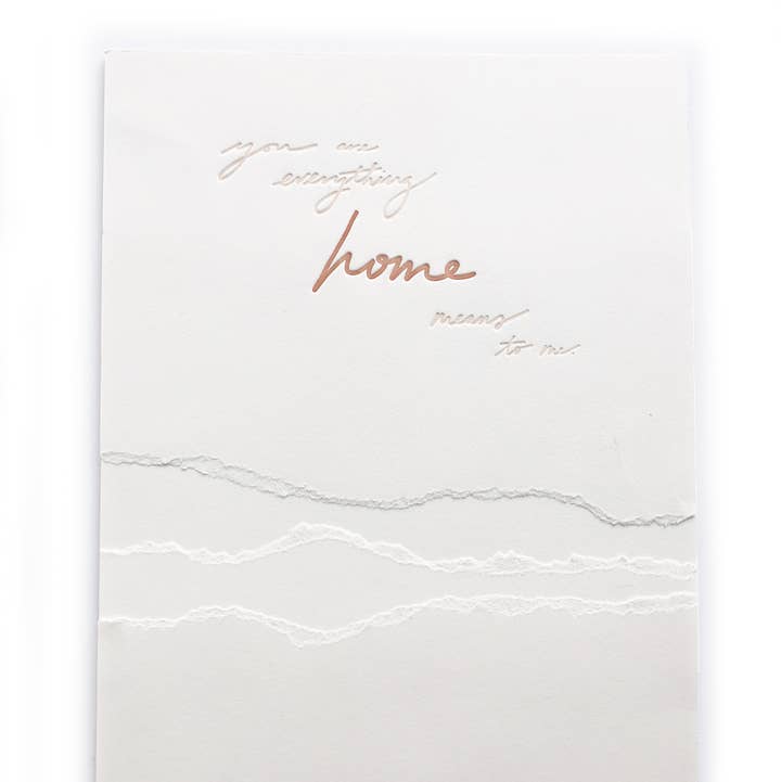 Allt Hemmet Betyder för Mig Konstaffisch för wholesale av Belle & Union