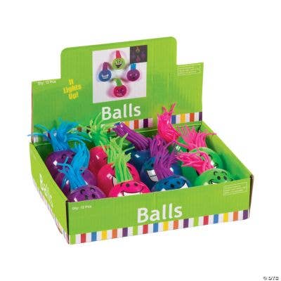 Fun Express – wholesale Sportbollar – Barn – ROLIGA ANSIKTE LYSANDE BOLLAR