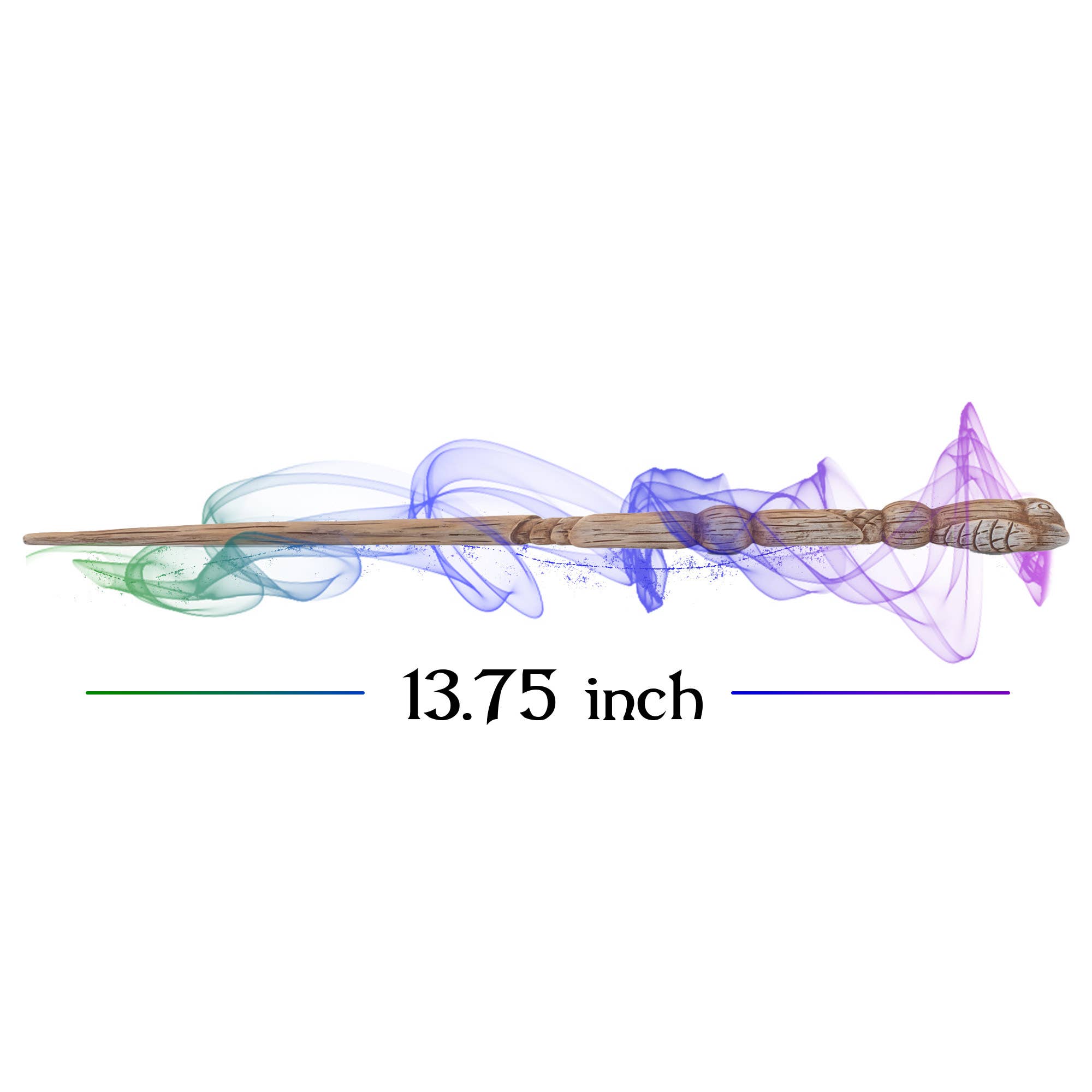 EAST AVENUE - Wholesale Toy Wand - Kids - Wand - Handcrafted Woodgrain Brown Owl 13.75 Long2