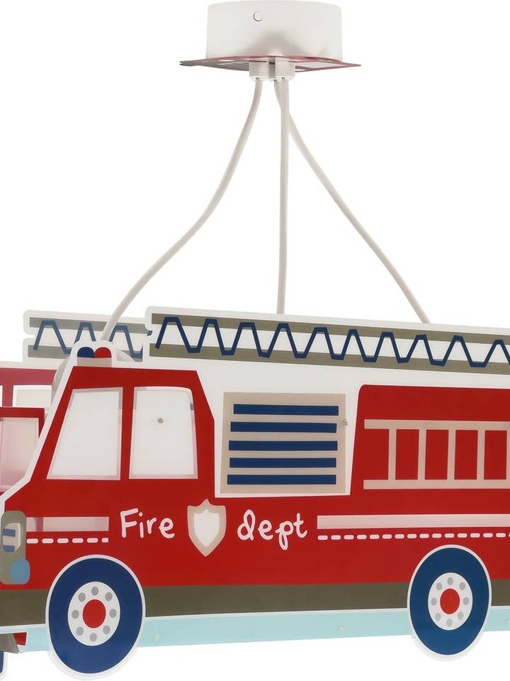 Taklampa för barn formad som brandbil med 3 lampor för wholesale av Dalber