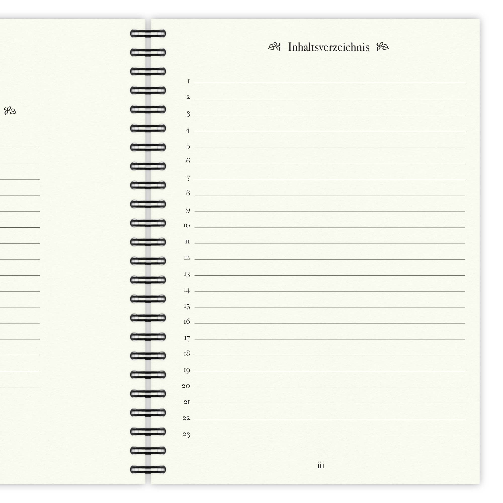 etmamu - Wholesale Recipe Card - Nature Pattern Recipe Book No. 23