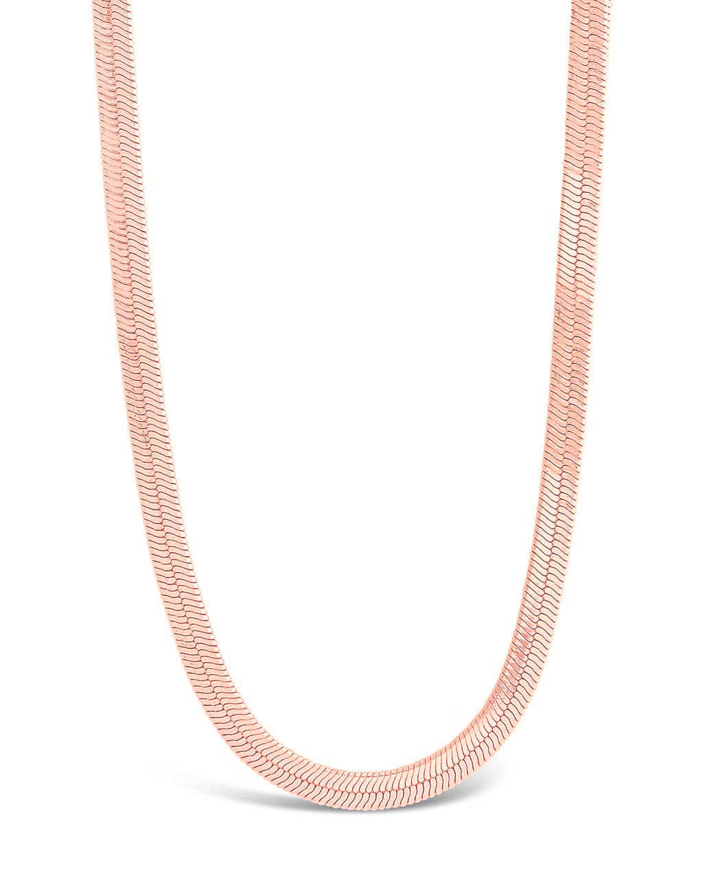 Sterling Forever - Wholesale Link & Chain Necklace - Herringbone Chain Necklace9