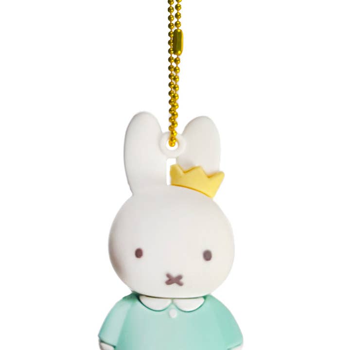 LASR - Wholesale Sleutelhanger - Dames - Nijntje rubberen mascotte sleutelhanger in groenblauw